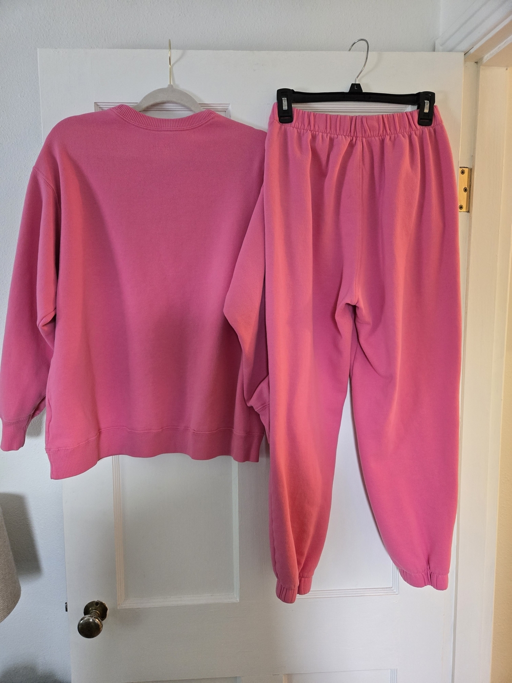 Hollister California Women's Pink Cozy Sweatshirt & Jogger Set - Picture 6 of 7